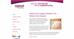 Desktop Screenshot of lasallecleaners.com